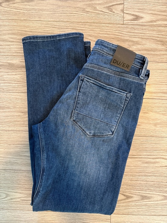DU/ER Other - DU/ER Tech Fleece Denim Straight - Classic Indigo
